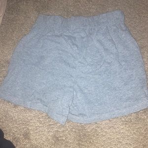 Grey shorts butt lifting